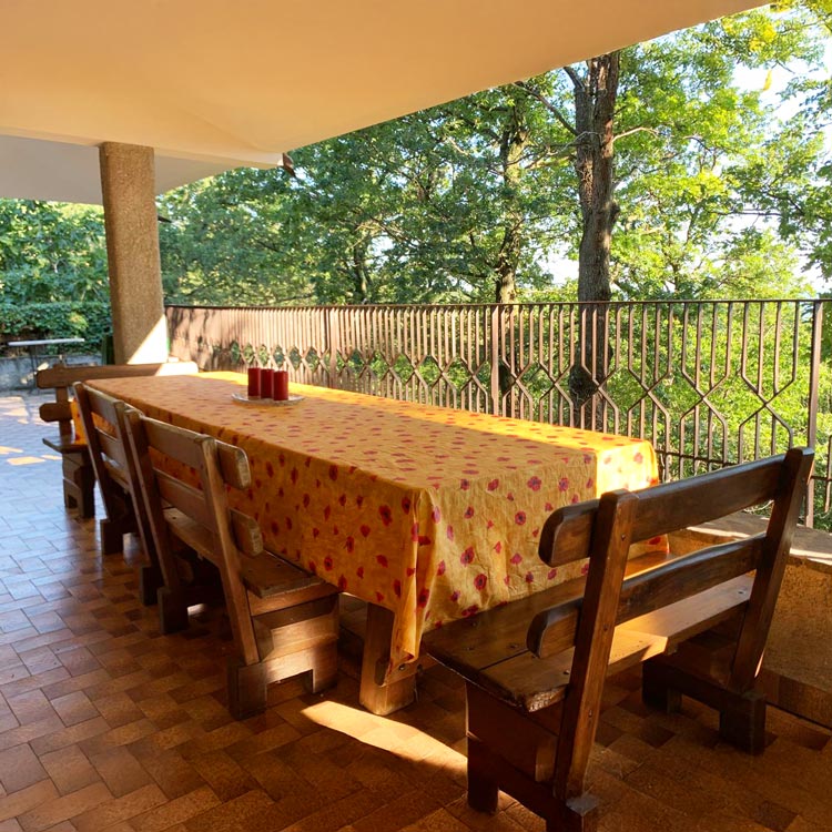 olmi-outdoor-dining outdoor covered dining area overlooking trieste nature